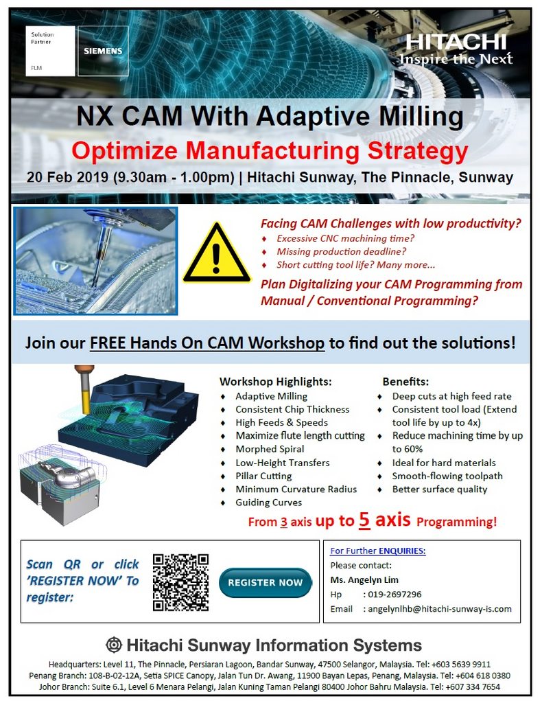 NX CAM Adaptive Milling - Optimize Manufacturing Strategy Workshop